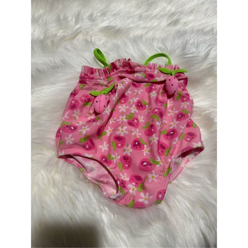 Baby swim suit strawberry print 6-9 months